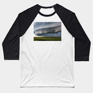 Heavy Storm Clouds Baseball T-Shirt